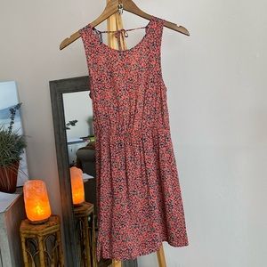 Garage Floral Mini Backless Dress